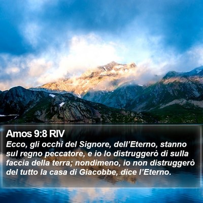 Amos 9:8 RIV Bible Verse Image