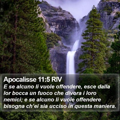 Apocalisse 11:5 RIV Bible Verse Image