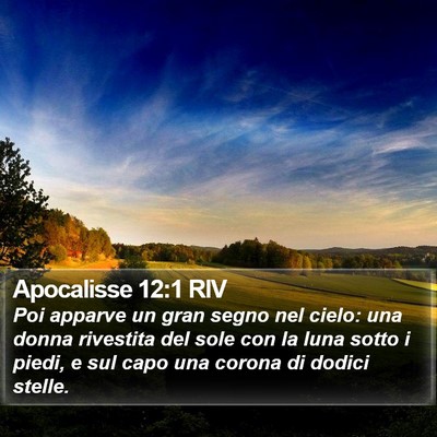 Apocalisse 12:1 RIV Bible Verse Image