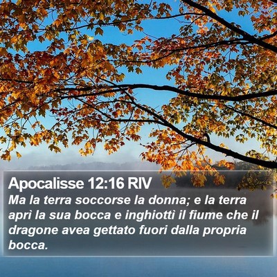 Apocalisse 12:16 RIV Bible Verse Image