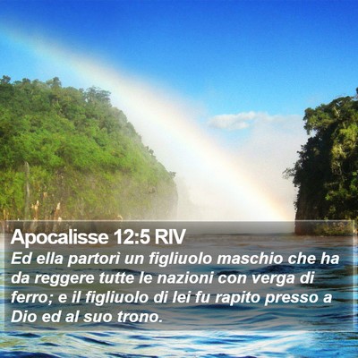 Apocalisse 12:5 RIV Bible Verse Image