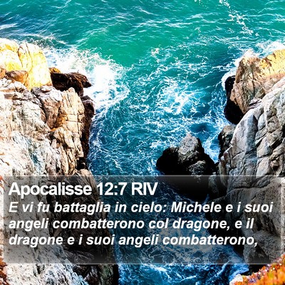 Apocalisse 12:7 RIV Bible Verse Image