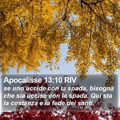 Apocalisse 13:10 RIV Bible Verse Image
