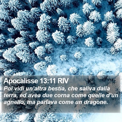 Apocalisse 13:11 RIV Bible Verse Image