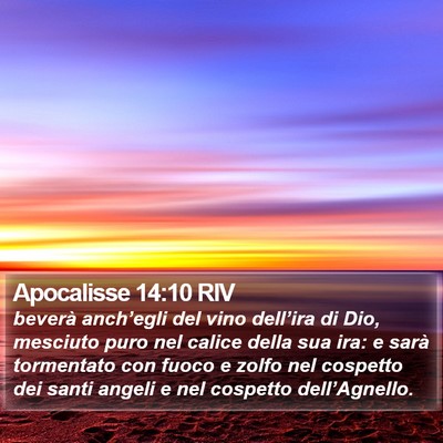 Apocalisse 14:10 RIV Bible Verse Image
