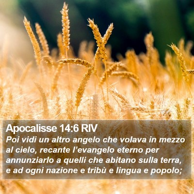 Apocalisse 14:6 RIV Bible Verse Image
