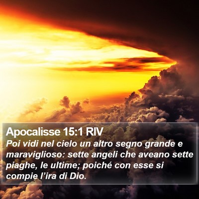 Apocalisse 15:1 RIV Bible Verse Image
