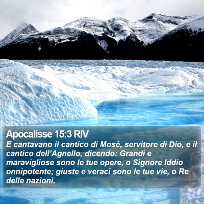 Apocalisse 15:3 RIV Bible Verse Image