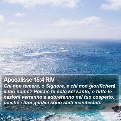 Apocalisse 15:4 RIV Bible Verse Image
