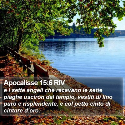 Apocalisse 15:6 RIV Bible Verse Image