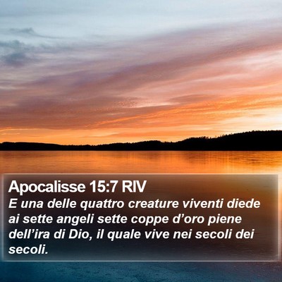Apocalisse 15:7 RIV Bible Verse Image