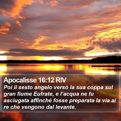 Apocalisse 16:12 RIV Bible Verse Image