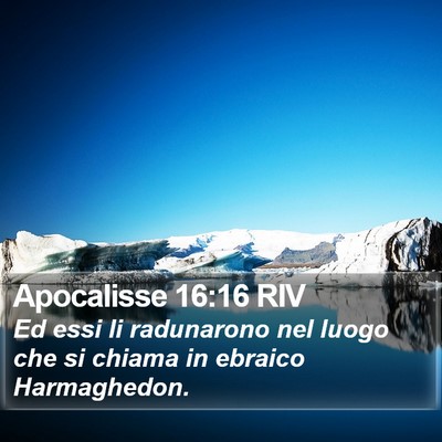 Apocalisse 16:16 RIV Bible Verse Image