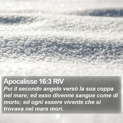 Apocalisse 16:3 RIV Bible Verse Image