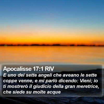 Apocalisse 17:1 RIV Bible Verse Image