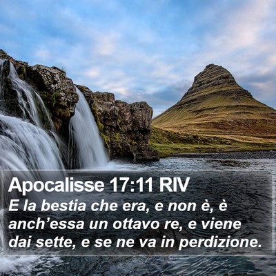 Apocalisse 17:11 RIV Bible Verse Image