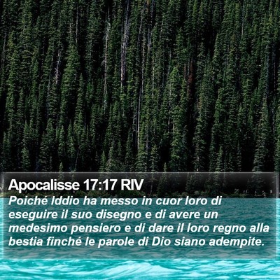 Apocalisse 17:17 RIV Bible Verse Image