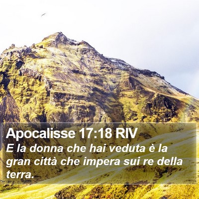 Apocalisse 17:18 RIV Bible Verse Image