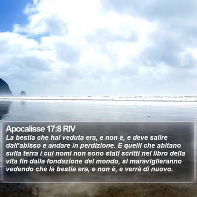 Apocalisse 17:8 RIV Bible Verse Image