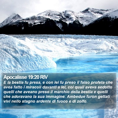 Apocalisse 19:20 RIV Bible Verse Image