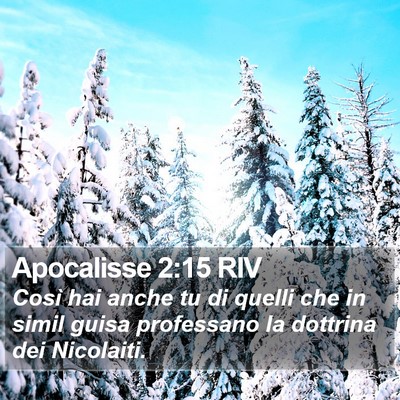Apocalisse 2:15 RIV Bible Verse Image