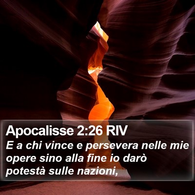 Apocalisse 2:26 RIV Bible Verse Image