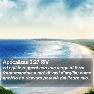 Apocalisse 2:27 RIV Bible Verse Image