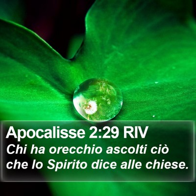 Apocalisse 2:29 RIV Bible Verse Image