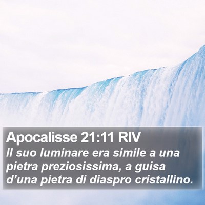 Apocalisse 21:11 RIV Bible Verse Image