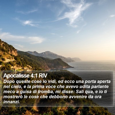 Apocalisse 4:1 RIV Bible Verse Image