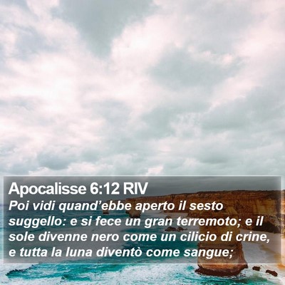Apocalisse 6:12 RIV Bible Verse Image