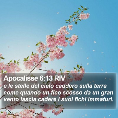 Apocalisse 6:13 RIV Bible Verse Image