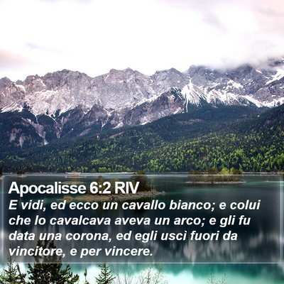 Apocalisse 6:2 RIV Bible Verse Image