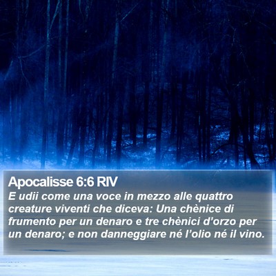 Apocalisse 6:6 RIV Bible Verse Image