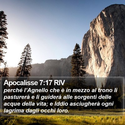 Apocalisse 7:17 RIV Bible Verse Image