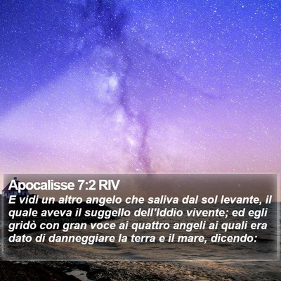 Apocalisse 7:2 RIV Bible Verse Image