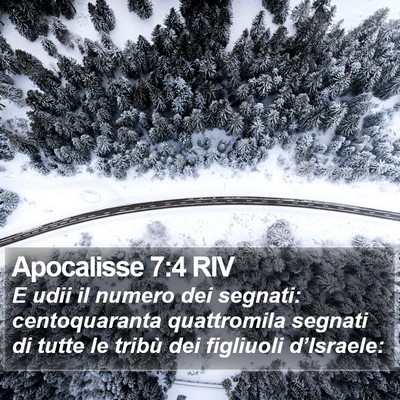 Apocalisse 7:4 RIV Bible Verse Image
