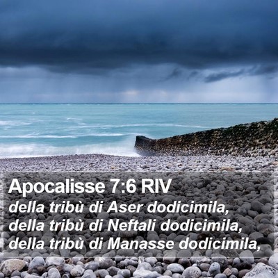 Apocalisse 7:6 RIV Bible Verse Image