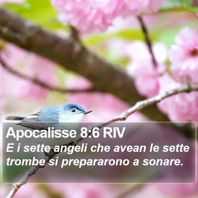 Apocalisse 8:6 RIV Bible Verse Image