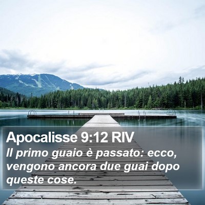Apocalisse 9:12 RIV Bible Verse Image