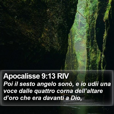 Apocalisse 9:13 RIV Bible Verse Image