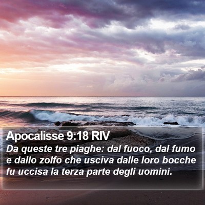 Apocalisse 9:18 RIV Bible Verse Image