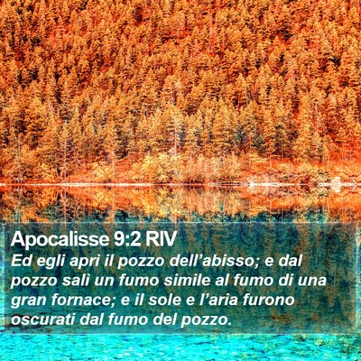 Apocalisse 9:2 RIV Bible Verse Image