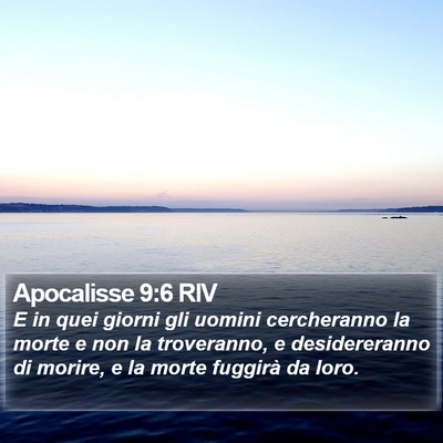 Apocalisse 9:6 RIV Bible Verse Image