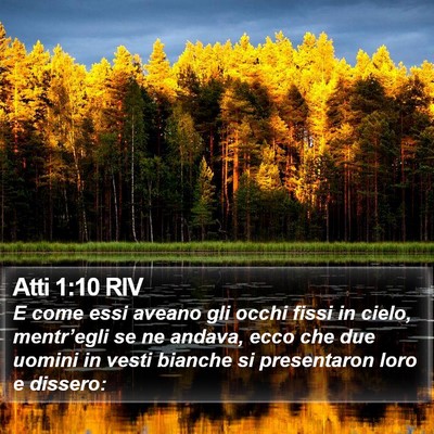 Atti 1:10 RIV Bible Verse Image