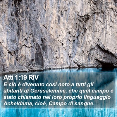 Atti 1:19 RIV Bible Verse Image