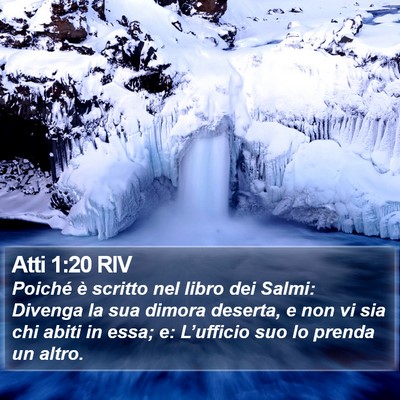 Atti 1:20 RIV Bible Verse Image