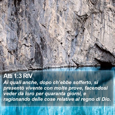 Atti 1:3 RIV Bible Verse Image