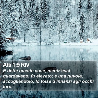 Atti 1:9 RIV Bible Verse Image
