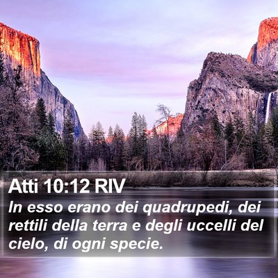 Atti 10:12 RIV Bible Verse Image